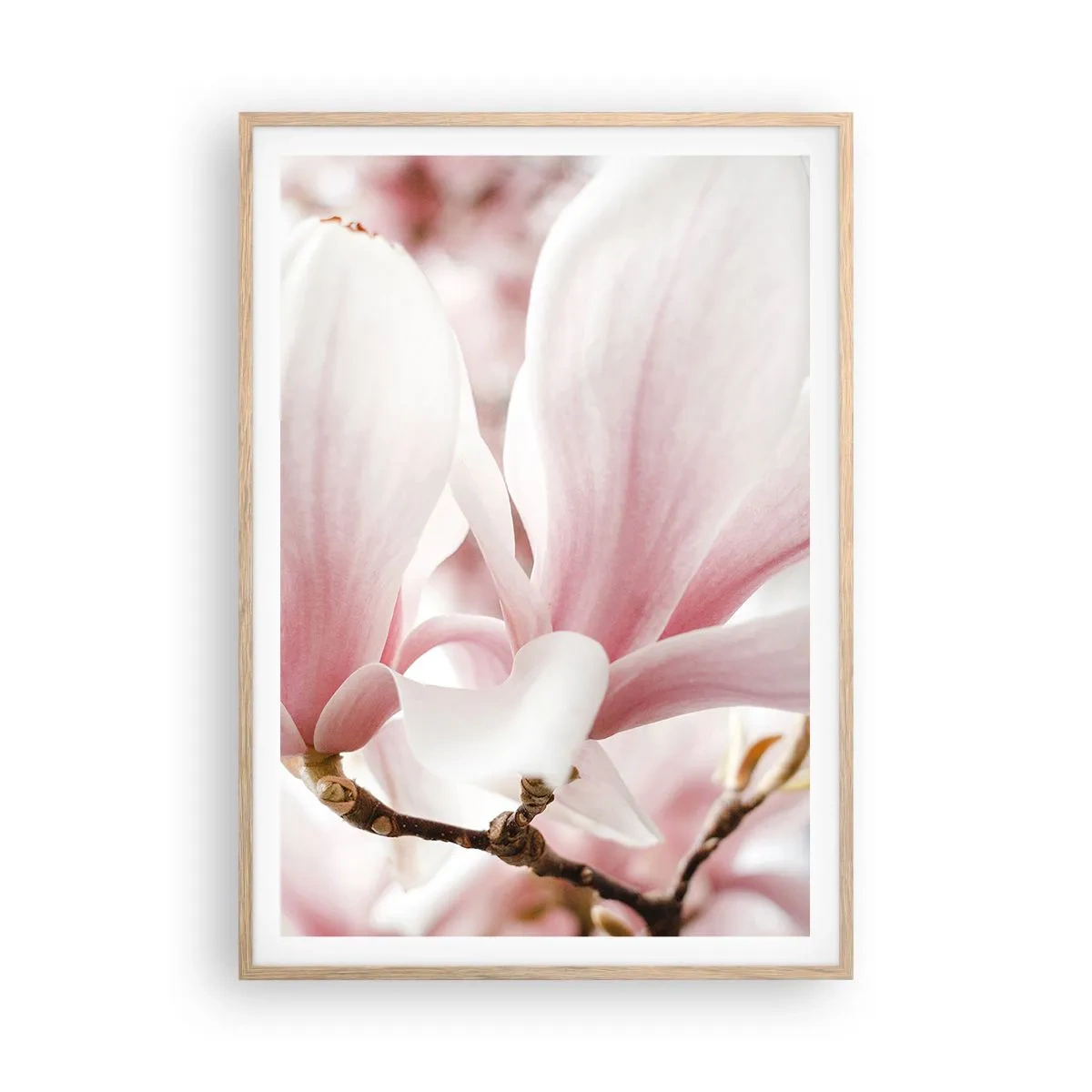 Pôster com moldura de carvalho claro - Sensibilidade infinita - 70x100 cm