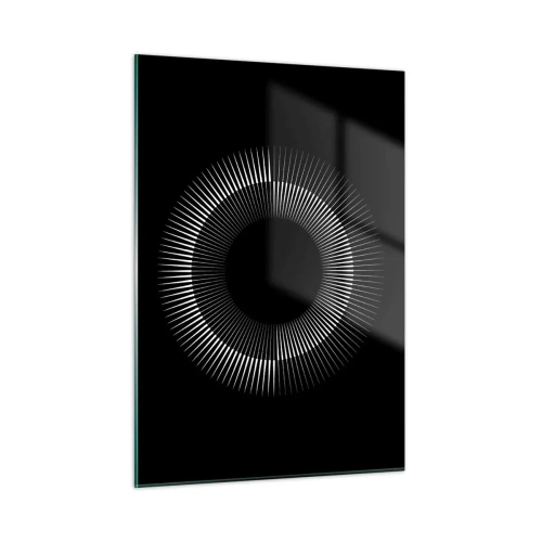 Quadro em vidro - Sol preto - 50x70 cm