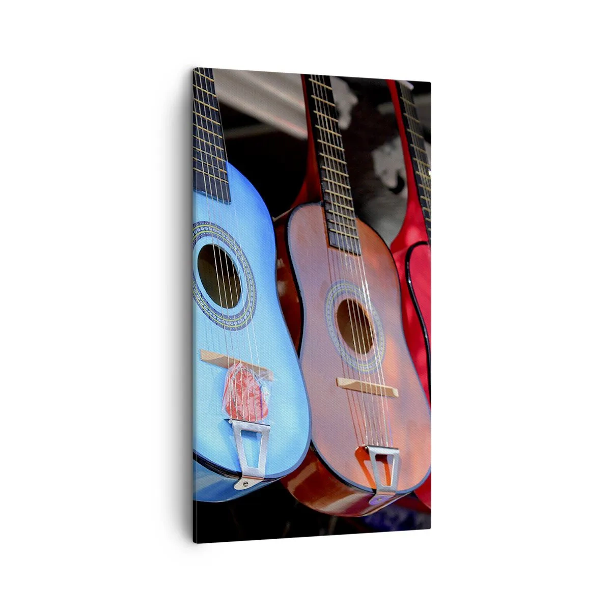 Quadro em tela - Vibrações latinas - 45x80 cm