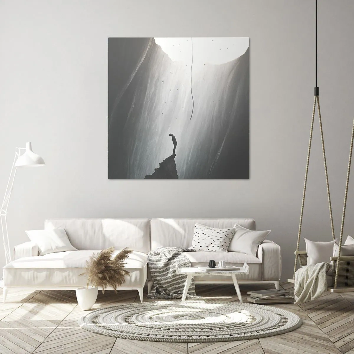 Quadro em tela - Sempre há uma saída - 70x70 cm