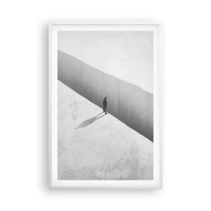 Pôster em moldura branca - Um objetivo claro - 61x91 cm