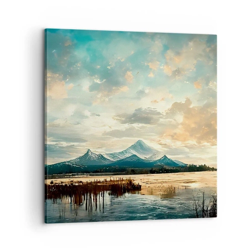 Quadro em tela - Sob a proteção do céu - 60x60 cm