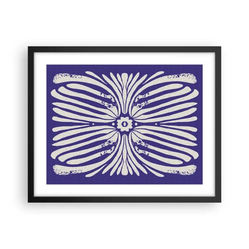 Pôster com moldura preta - Inspirações étnicas - 50x40 cm