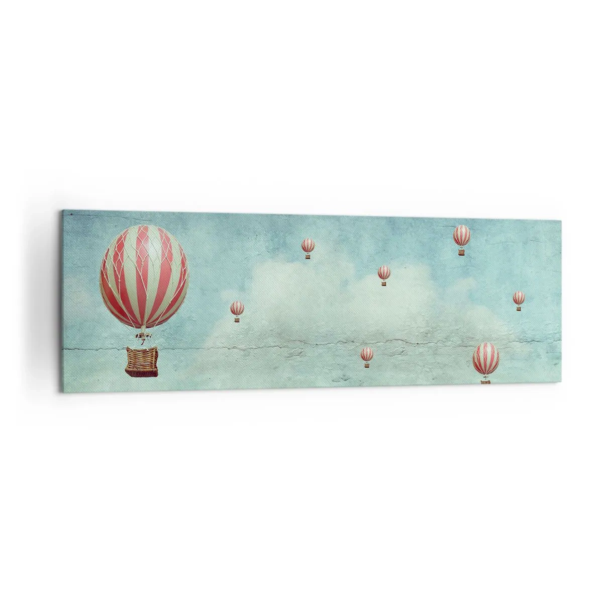Quadro em tela - Livres da azáfama da vida - 160x50 cm