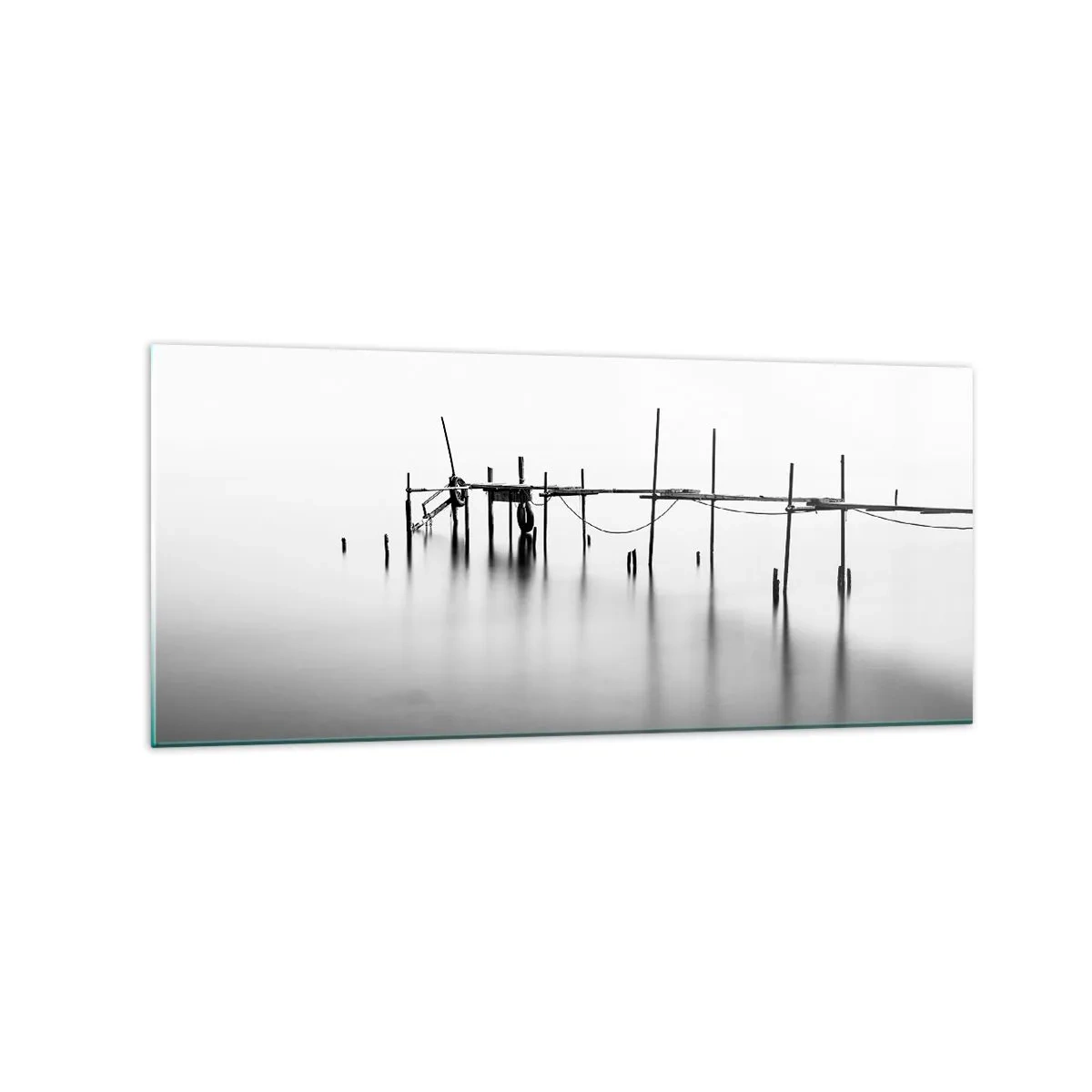 Quadro em vidro - E se o mundo não existe? - 120x50 cm