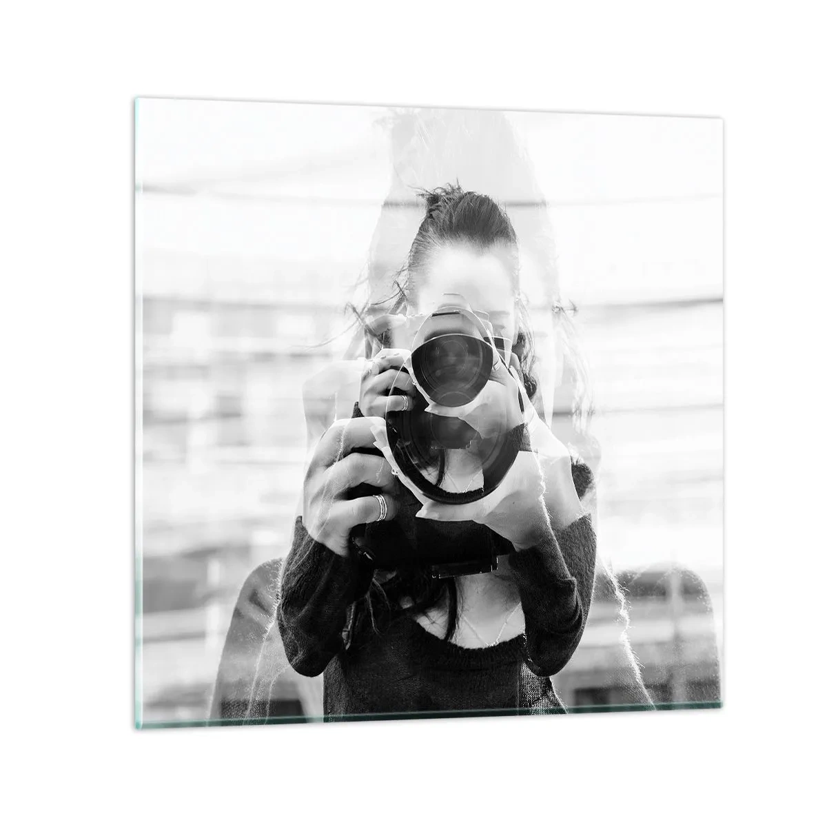 Quadro em vidro - Criador e material - 30x30 cm