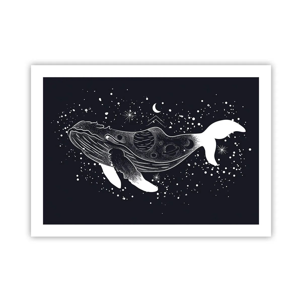Pôster - No oceano do universo - 70x50 cm