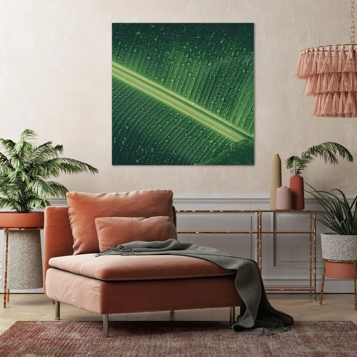 Quadro em tela - A estrutura da vegetação - 40x40 cm