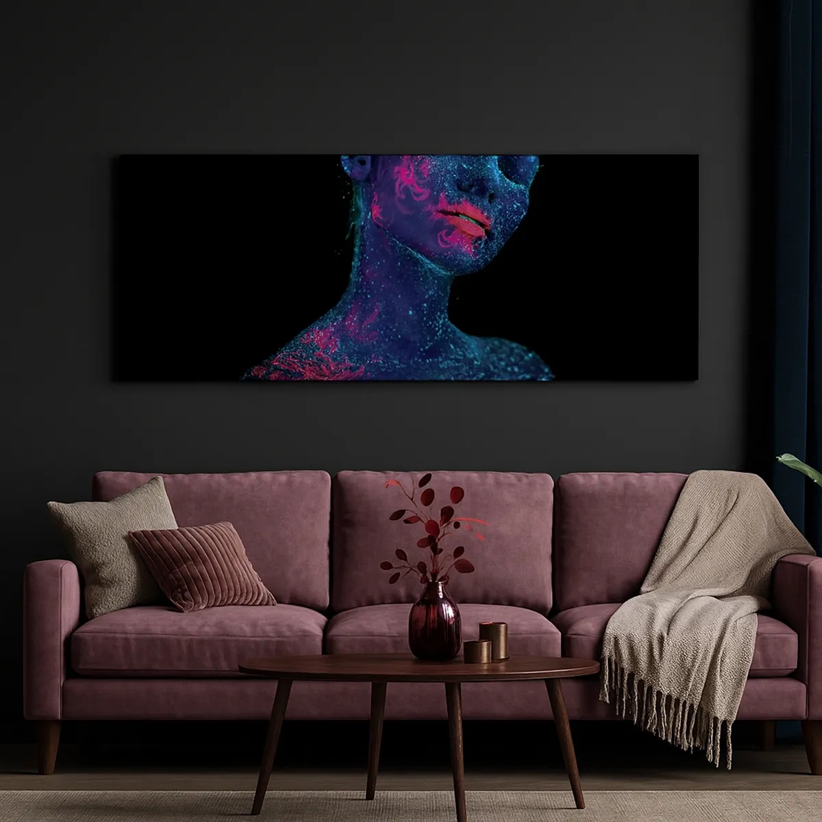 Quadro em tela - Na poeira estelar - 30x30 cm