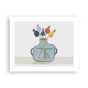 Pôster - Como semeou a papoula - 50x40 cm