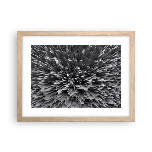 Pôster com moldura de carvalho claro - Não pode ficar mais difícil do que isso - 40x30 cm