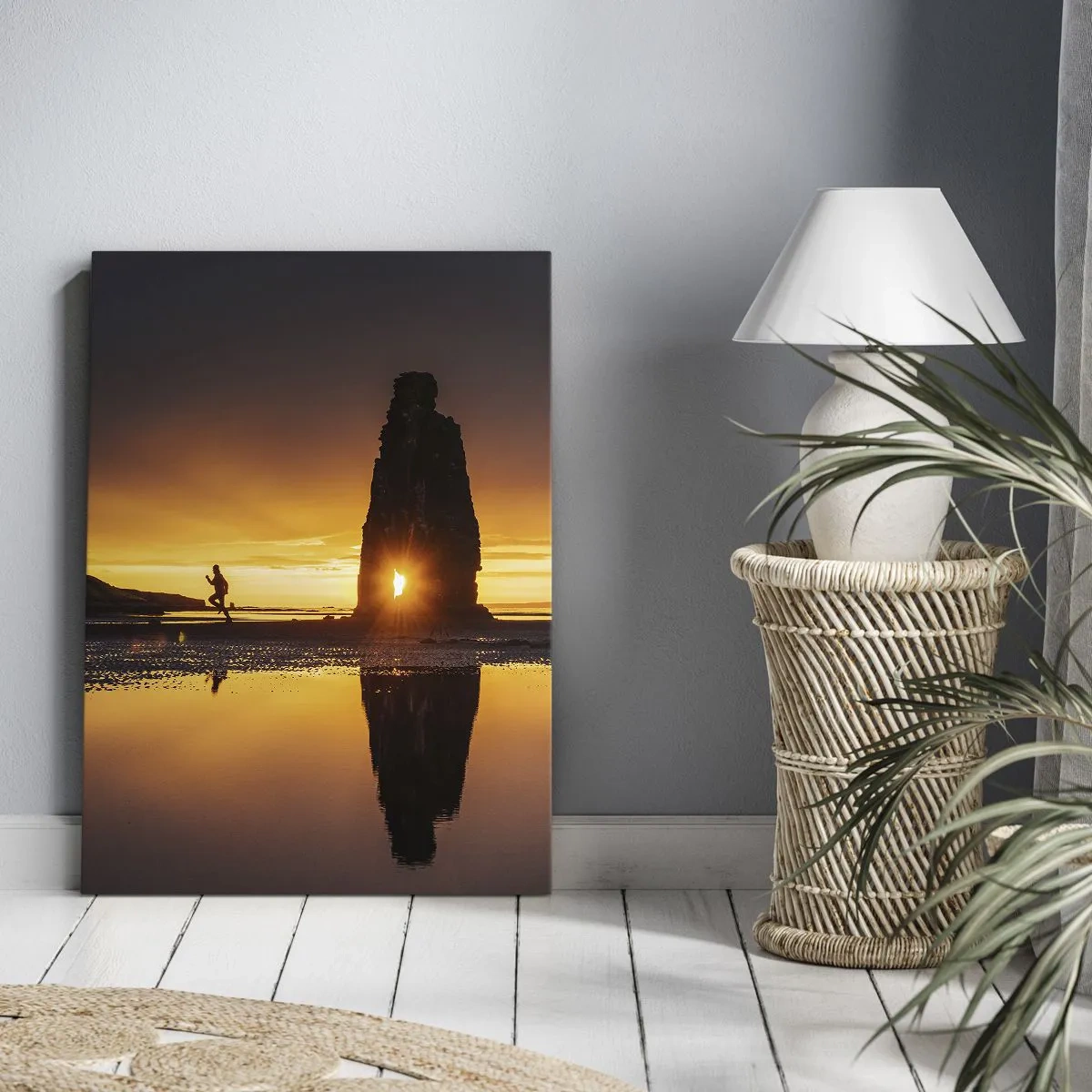 Quadro em tela - Só você e a natureza - 50x70 cm