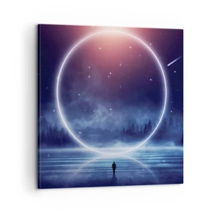 Quadro em tela - Eles já estão aqui... - 60x60 cm