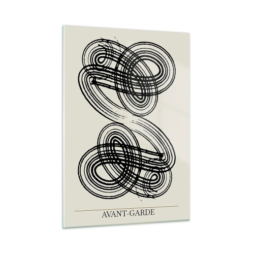 Quadro em vidro - Saiu espontaneamente - 50x70 cm