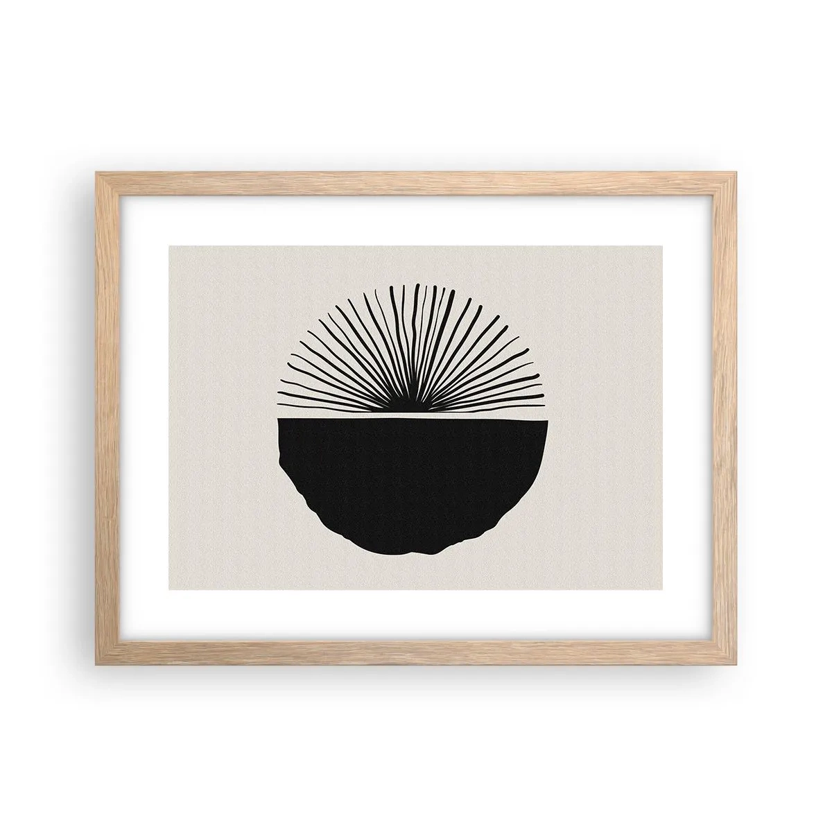 Pôster com moldura de carvalho claro - Uma gama de possibilidades - 40x30 cm