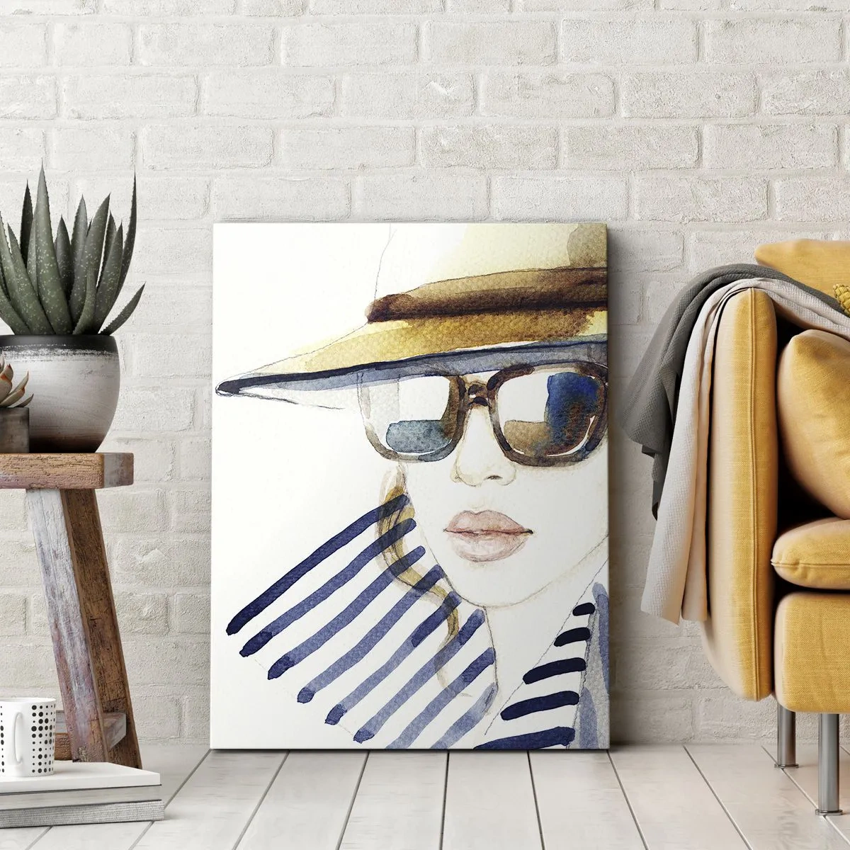 Quadro em tela - Bem-vindo à Flórida - 65x120 cm