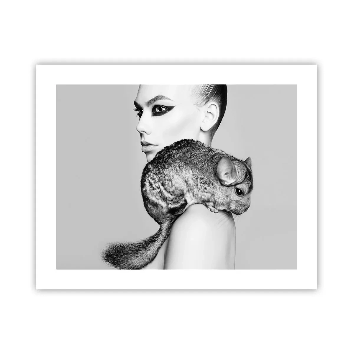 Pôster - A dama com a chinchila - 50x40 cm