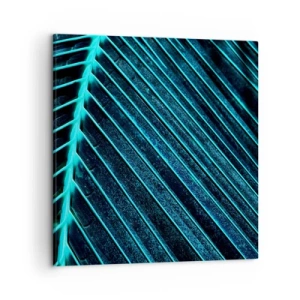 Quadro em tela - Textura verde - 50x50 cm