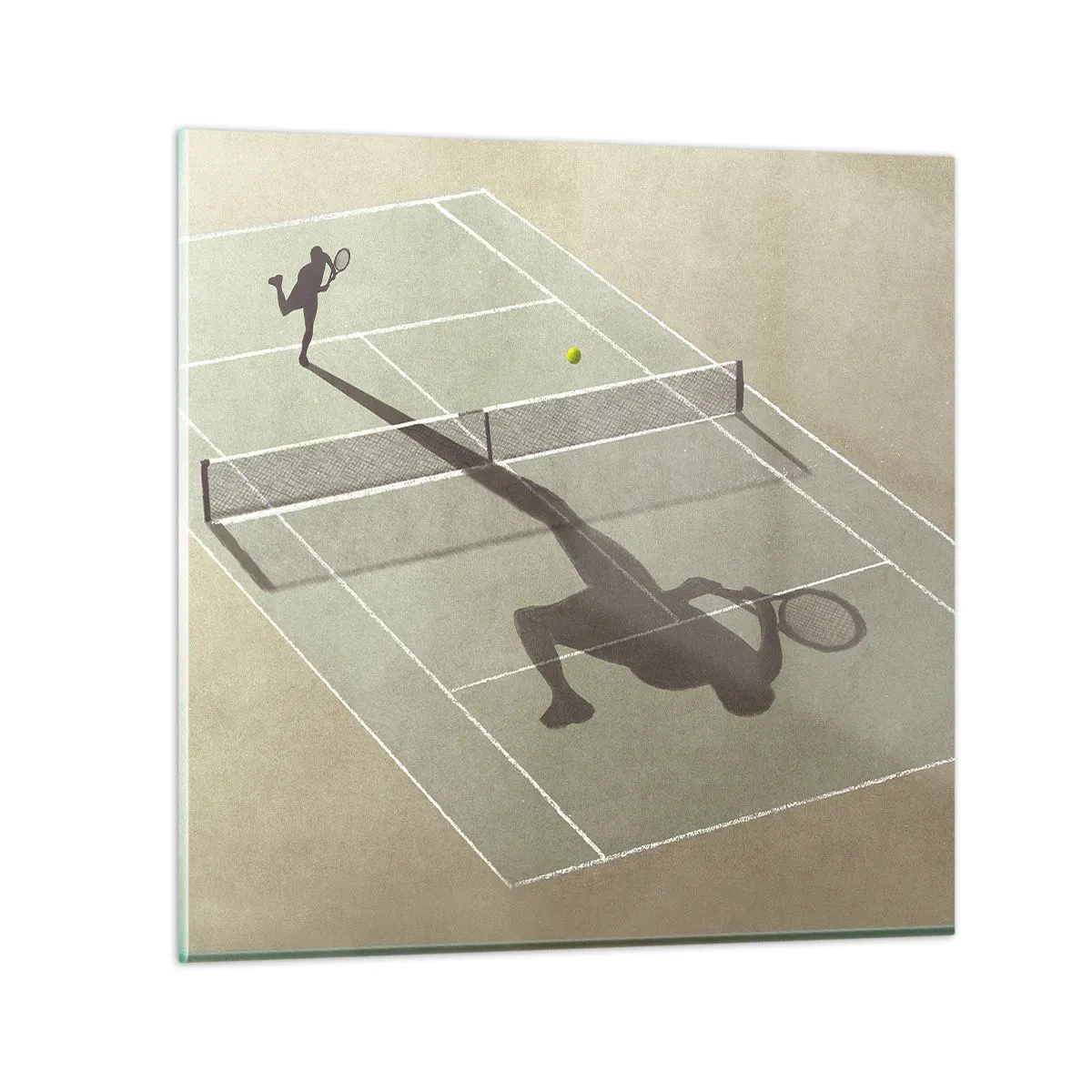 Quadro em vidro - Supera-te - 50x50 cm
