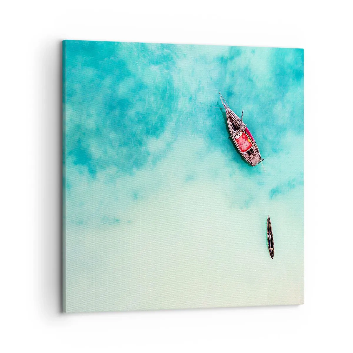 Quadro em tela - As praias de Zanzibar - 50x50 cm