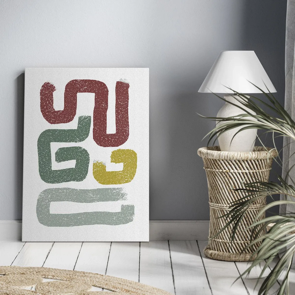 Quadro em tela - Em uma língua desconhecida - 50x70 cm