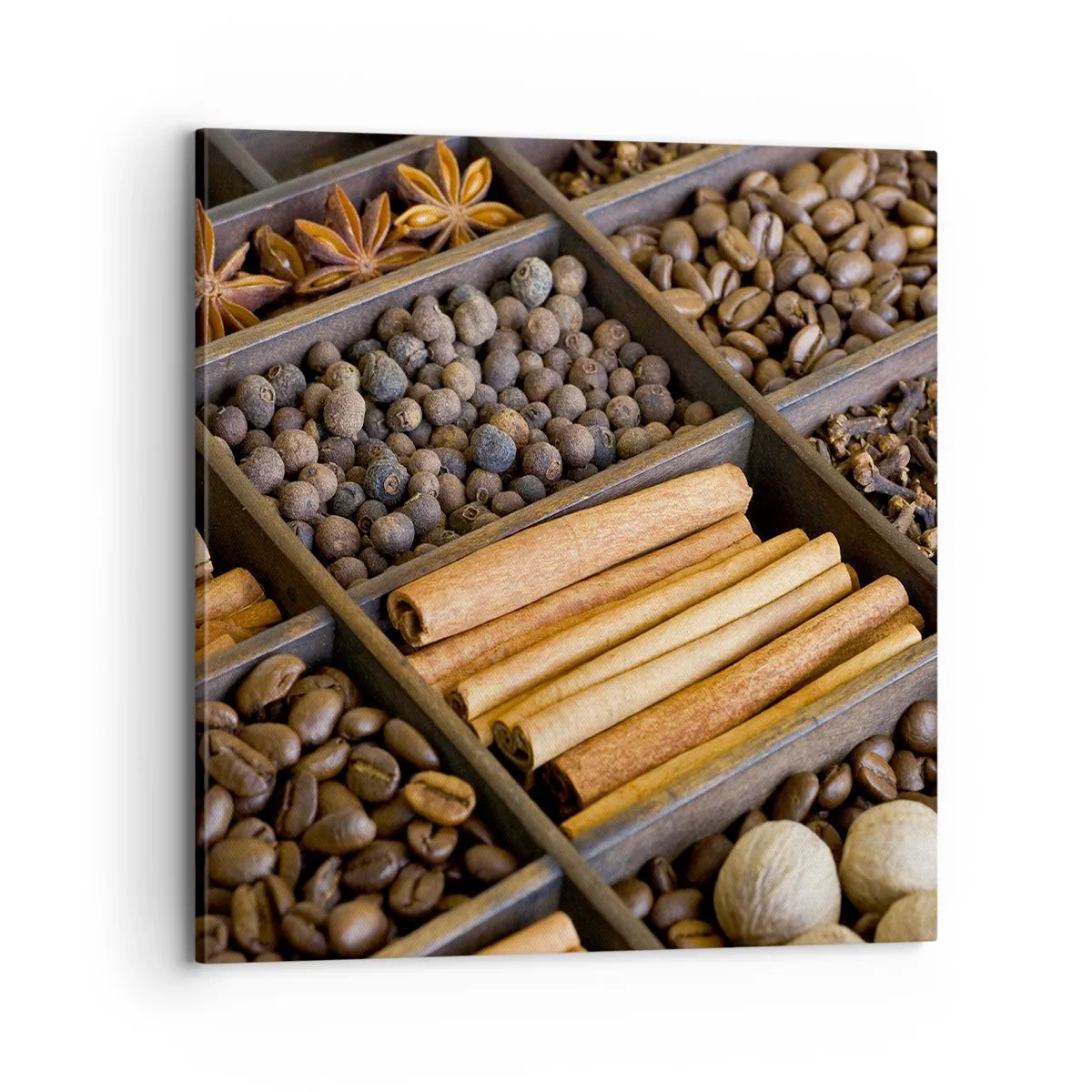 Quadro em tela - Um tesouro de aromas - 70x70 cm