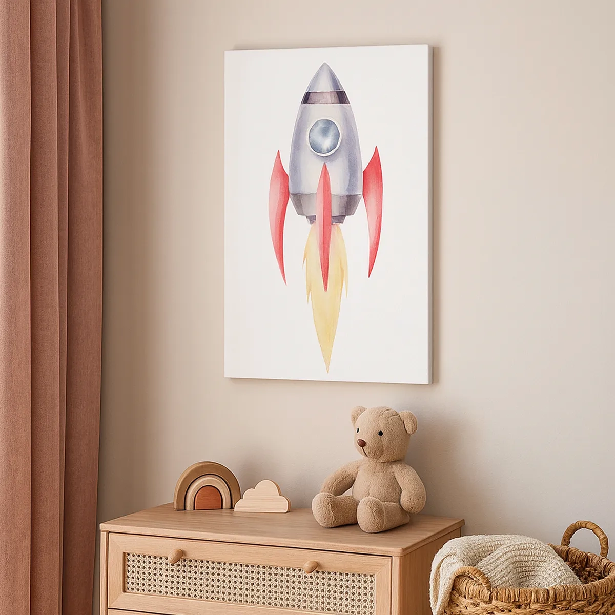 Quadro em tela - Mais alto, mais rápido e mais longe - 50x70 cm