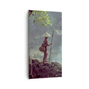 Quadro em tela - Amigo da natureza - 65x120 cm
