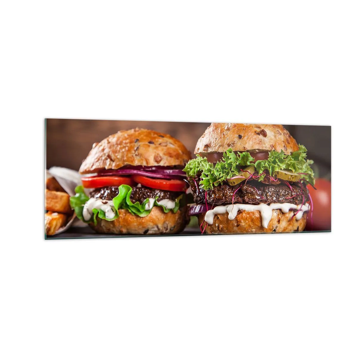 Quadro em vidro - Sonho americano - 140x50 cm