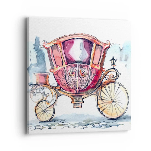 Quadro em tela - Para um casamento ou para um baile? - 40x40 cm