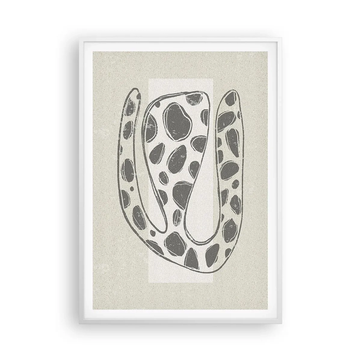 Pôster em moldura branca - Uma criatura estranha - 70x100 cm