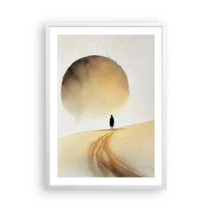 Pôster em moldura branca - Sempre com saudade - 50x70 cm