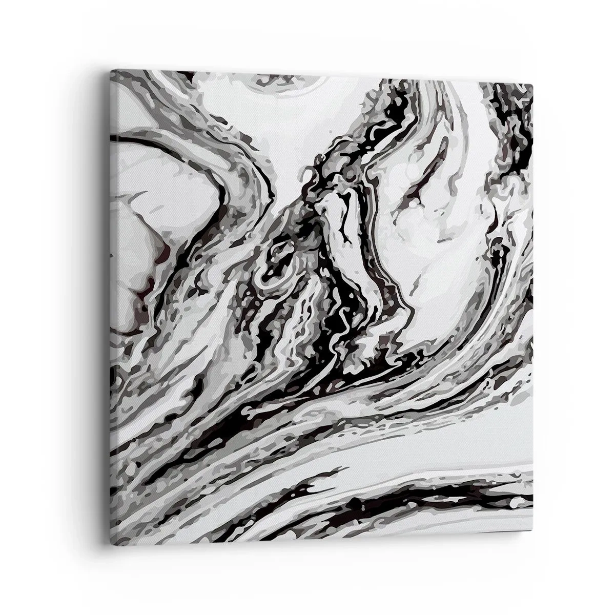 Quadro em tela - No princípio, era o caos - 40x40 cm