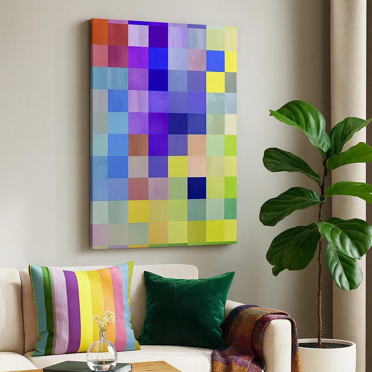 Quadro em tela - Todos diferentes, todos iguais - 50x70 cm