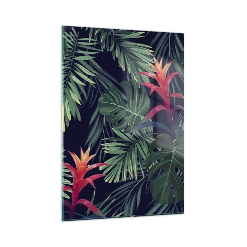 Quadro em vidro - Queimar em verde - 50x70 cm