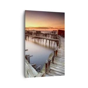 Quadro em tela - Turismo autêntico, não fictício - 80x120 cm