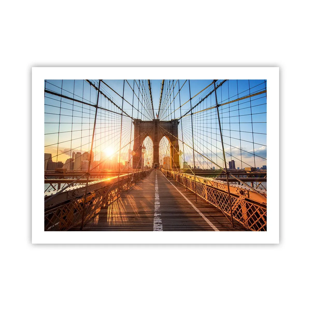 Pôster - Na Ponte Dourada - 70x50 cm