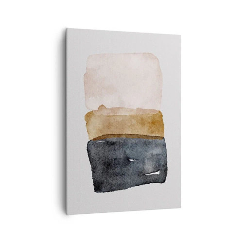 Quadro em tela - Composição das cores da terra - 70x100 cm