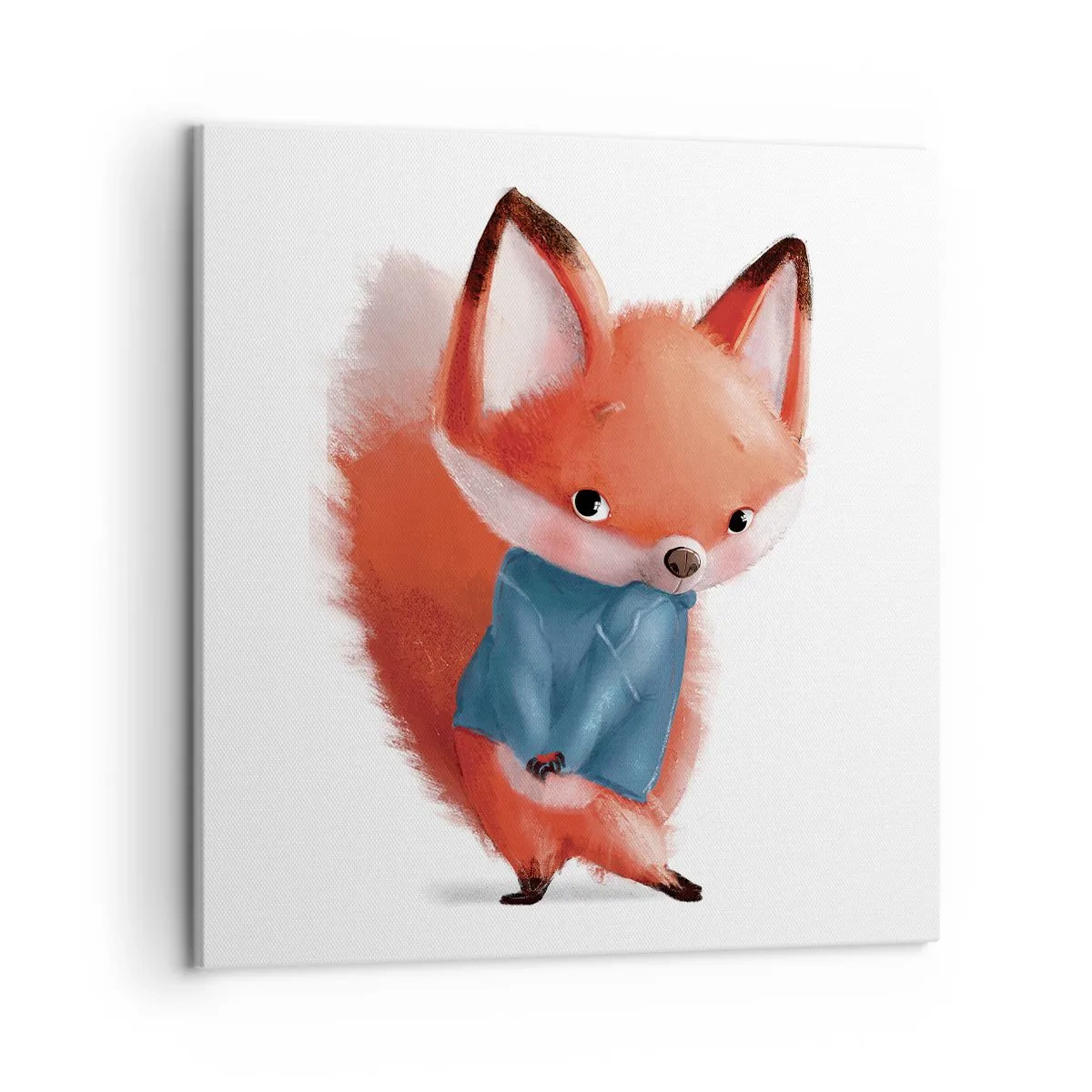 Quadro em tela - Fico bonito nisto? - 50x50 cm