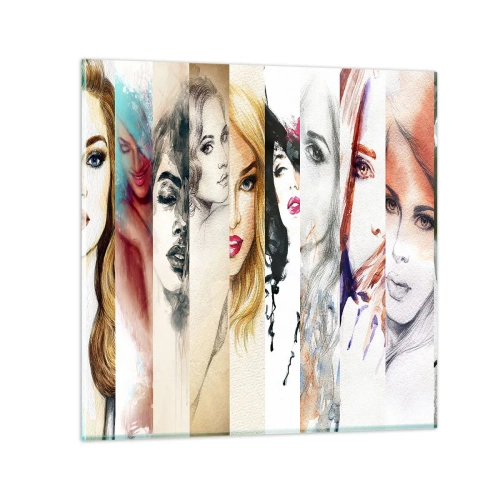 Quadro em vidro - Sempre VOCÊ - 30x30 cm