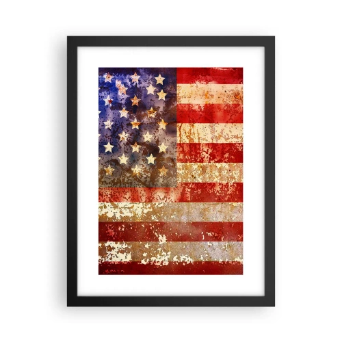 Pôster com moldura preta - A glória não será esquecida - 30x40 cm