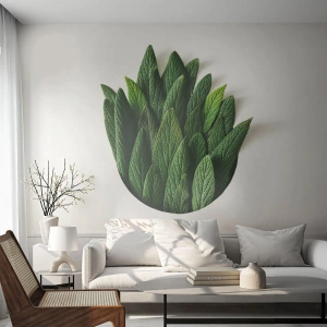 Papel de parede personalizado Premium Canvas - Curiosidade indomável - Sábio, folha de sálvia, Erva