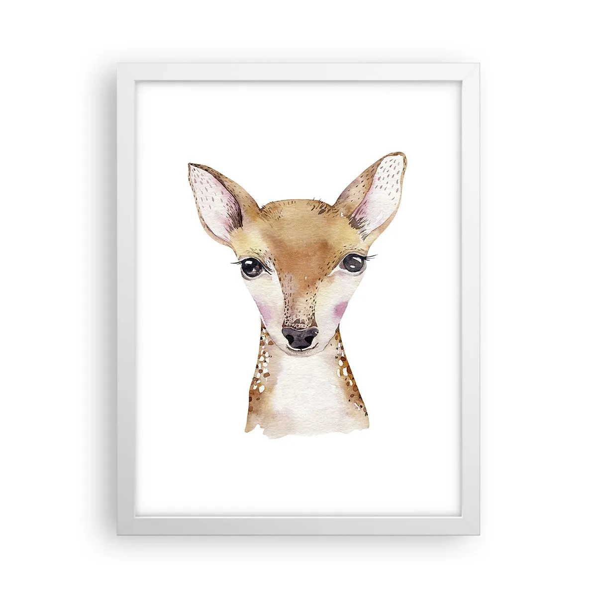 Pôster em moldura branca - A Natureza da Inocência - 30x40 cm