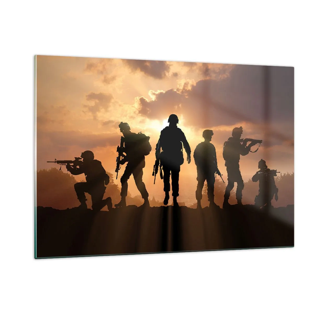 Quadro em vidro - Brothers in arms - 120x80 cm