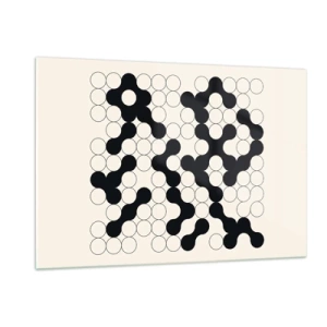 Quadro em vidro - Jogo chinês – variação - 120x80 cm