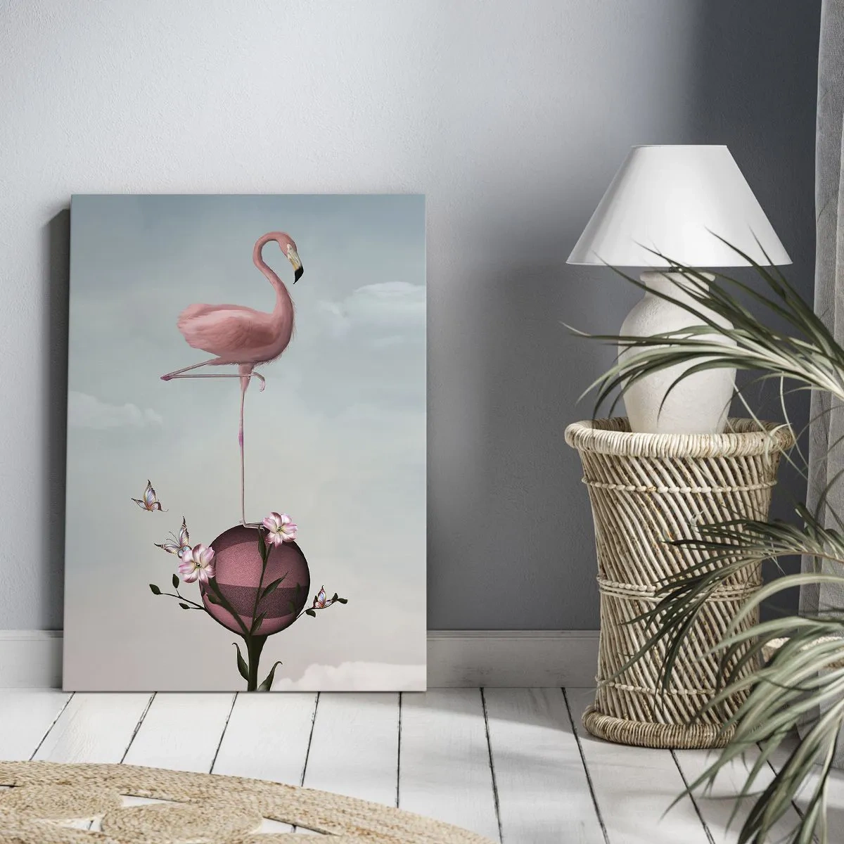 Quadro em tela - Alegoria do basquetebol - 50x70 cm
