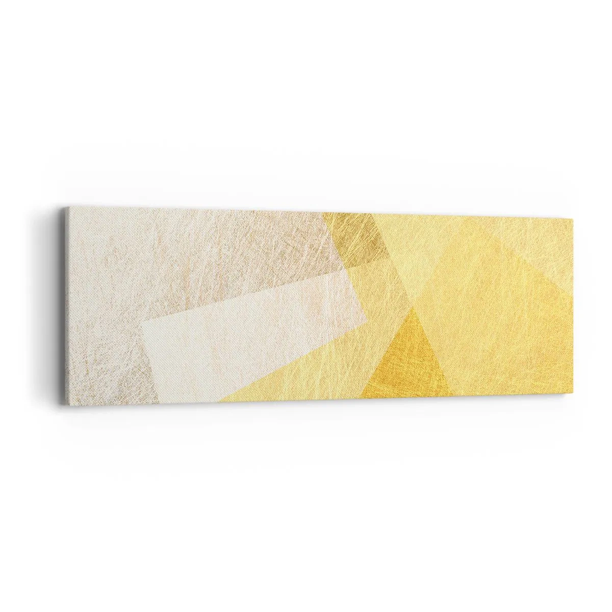 Quadro em tela - Clima geométrico - 90x30 cm