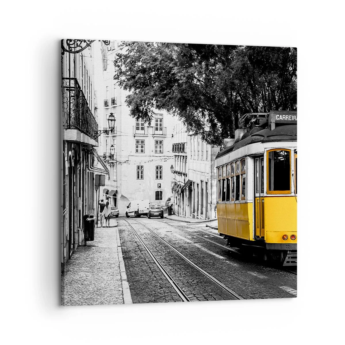 Quadro em tela - E o fado ao fundo - 60x60 cm