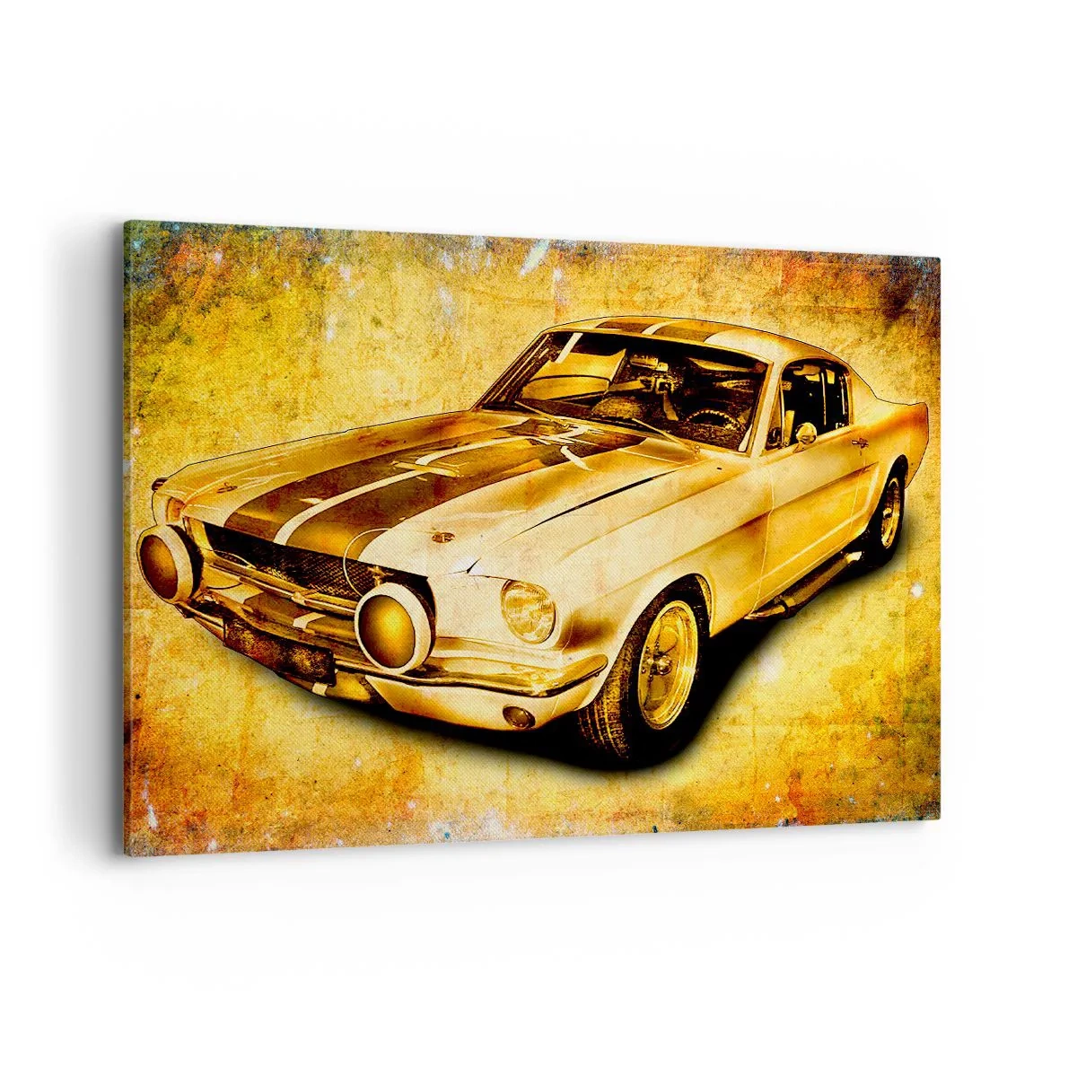 Quadro em tela - Loucos anos 70 - 100x70 cm