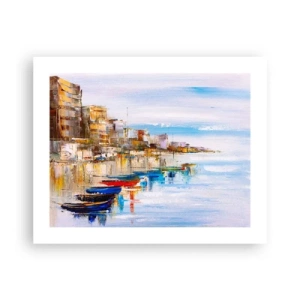 Pôster - Um refúgio urbano multicolorido - 50x40 cm
